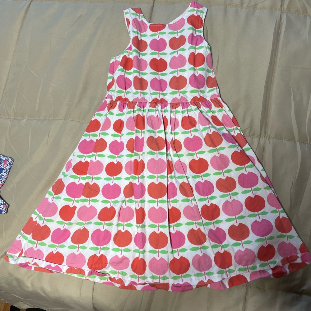 Mini Boden Apple Print Dress